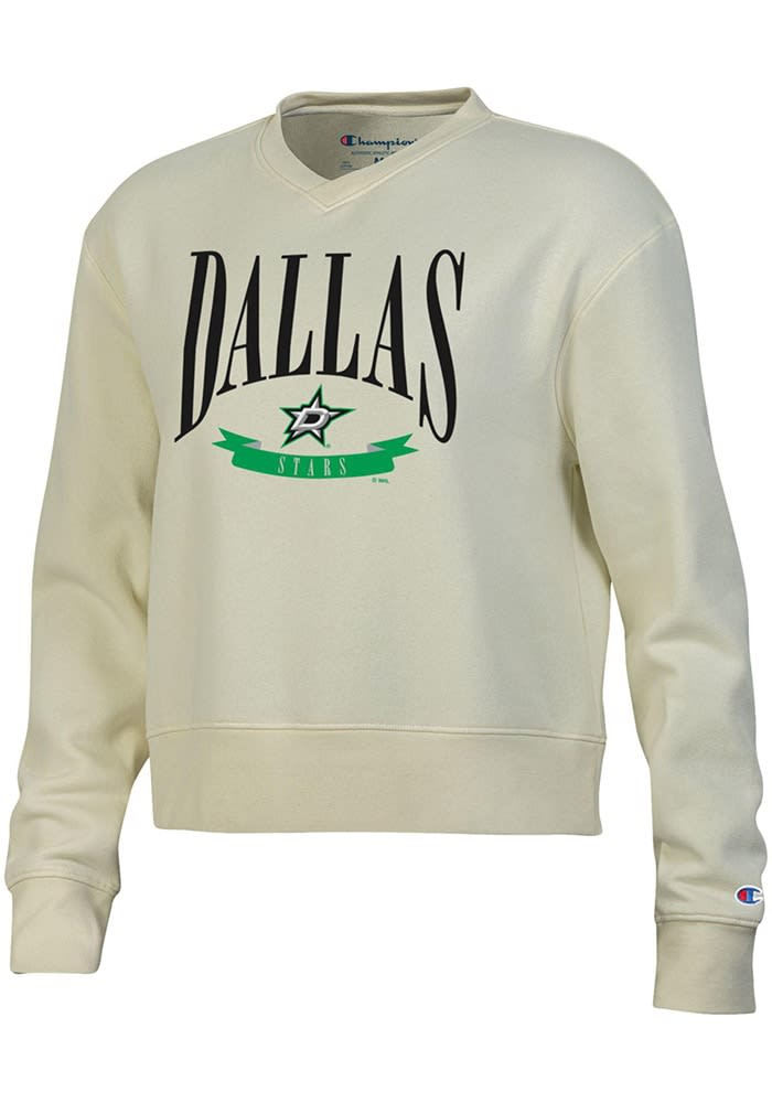 売れ筋商品|||ミッチェル&ネス カットソー トップス レディース Women's Cream Dallas Stars Logo 3.0 Pullover Sweatshirt Cream womens-mitchell-and-ness-cream