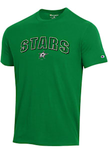 Champion Dallas Stars Kelly Green Arch Mascot Short Sleeve T Shirt