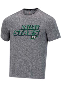 Champion Dallas Stars Grey Heathered Impact Short Sleeve T Shirt