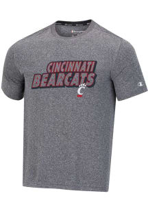 Cincinnati Bearcats Grey Champion Stadium Impact Heather Short Sleeve T Shirt