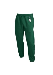 Mens Michigan State Spartans Green Champion Logo Sweatpants