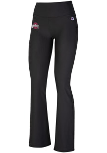 Womens Ohio State Buckeyes Black Champion Ottoman Pants