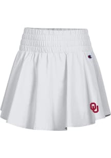 Champion Oklahoma Sooners Womens White Ruffle Skirt