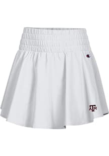 Champion Texas A&M Aggies Womens White Ruffle Skirt