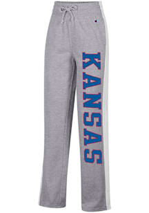 Champion Kansas Jayhawks Womens Track Grey Sweatpants
