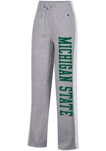 Womens Michigan State Spartans Grey Champion Track Sweatpants