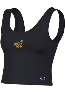 Womens Iowa Hawkeyes Black Champion Scoop Tank Top
