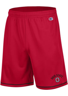 Mens Ohio State Buckeyes Red Champion Stadium Higlight Shorts