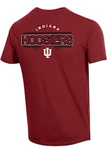 Champion Indiana Hoosiers Cardinal Stadium Double Hit Short Sleeve T Shirt