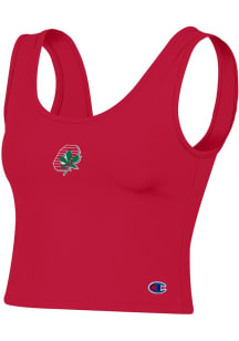Womens Ohio State Buckeyes Red Champion Scoop Tank Top