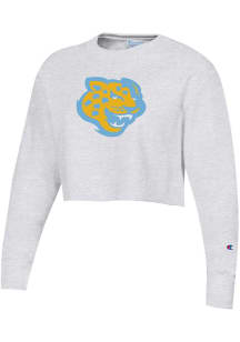 Champion Southern University Jaguars Womens Grey Reverse Weave Crew Sweatshirt