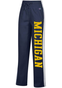 Womens Michigan Wolverines Blue Champion Track Sweatpants