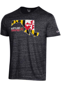 Maryland Terrapins Black Champion State Pride Short Sleeve Fashion T Shirt