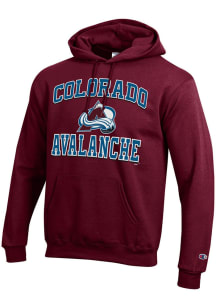 Champion Colorado Avalanche Mens Maroon Heart and Soul Long Sleeve Hoodie