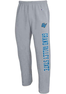 Champion Grand Valley State Lakers Mens Grey Open Bottom Sweatpants