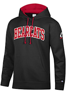 Champion Cincinnati Bearcats Mens Black Stadium Sleeve Hit Long Sleeve Hoodie