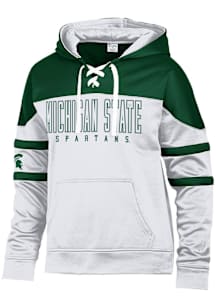 Champion Michigan State Spartans Mens Green Stadium Hockey Laceup Hood