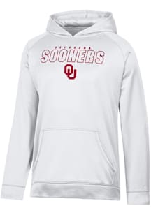 Champion Oklahoma Sooners Mens White Stadium Raglan Hood