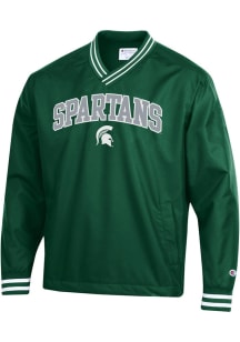 Mens Michigan State Spartans Green Champion Superfan Scout Pullover Jackets