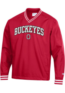 Mens Ohio State Buckeyes Red Champion Superfan Scout Pullover Jackets