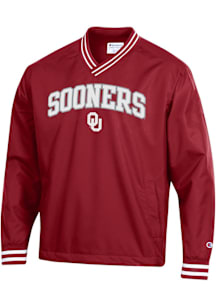 Champion Oklahoma Sooners Mens Crimson Superfan Scout Pullover Jackets