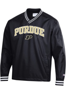 Mens Purdue Boilermakers Black Champion Superfan Scout Pullover Jackets