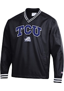 Champion TCU Horned Frogs Mens Black Superfan Scout Pullover Jackets