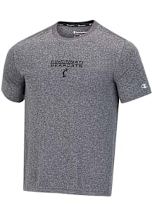 Cincinnati Bearcats Charcoal Champion Stadium Heather Impact Short Sleeve T Shirt