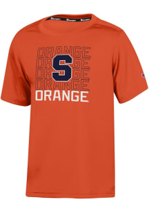 Champion Syracuse Orange Youth Orange Impact Short Sleeve T-Shirt