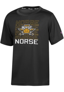 Champion Northern Kentucky Norse Youth Black Impact Short Sleeve T-Shirt