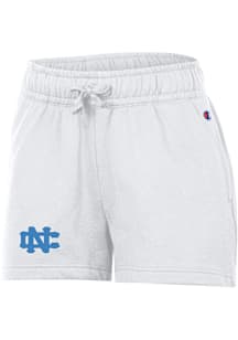 Champion North Carolina Tar Heels Womens White Powerblend Shorts