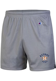 Champion Houston Astros Mens Grey Logo Shorts