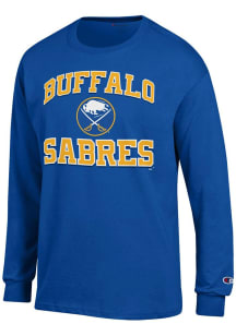 Champion Buffalo Sabres Blue Heart and Soul Long Sleeve T Shirt
