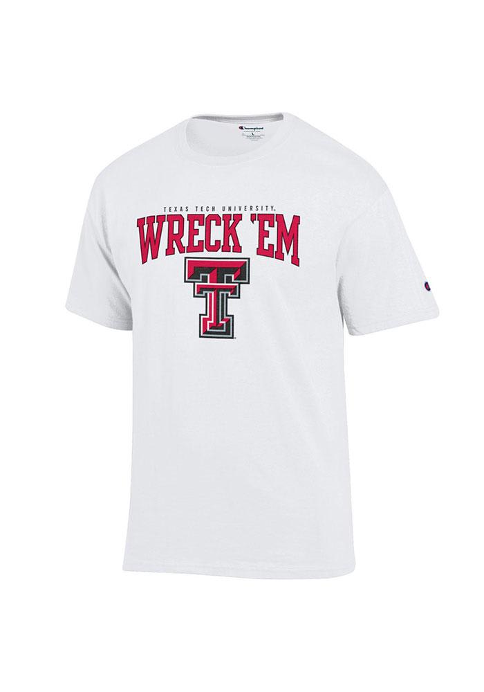 Champion Texas Tech Red Raiders White Wreck Em Short Sleeve T Shirt