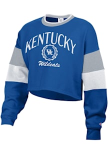 Champion Kentucky Wildcats Womens Blue Fresh Fly Crew Sweatshirt