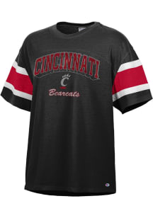 Cincinnati Bearcats Black Champion Captain Short Sleeve T-Shirt