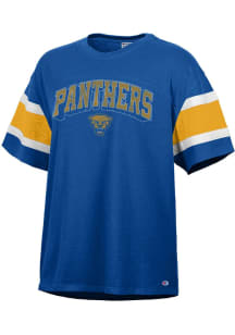 Pitt Panthers Blue Champion Captain Short Sleeve T-Shirt