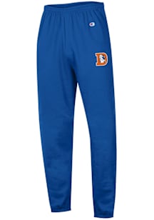 Champion Denver Broncos Mens Blue Retro Powerblend Sweatpants