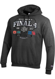 Champion  Mens Charcoal 2025 Mens Basketball Final Four All Team Long Sleeve Hoodie