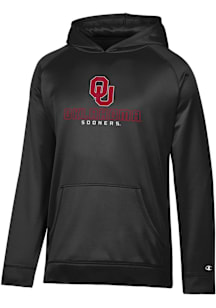 Champion Oklahoma Sooners Youth Cardinal Raglan Long Sleeve Hoodie