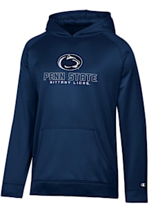 Champion Penn State Nittany Lions Youth Navy Blue Raglan Long Sleeve Hoodie