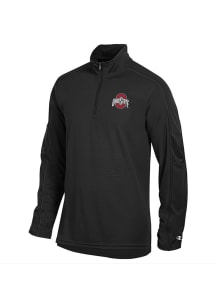 Youth Ohio State Buckeyes Black Champion Diamond Long Sleeve Full Zip Jacket