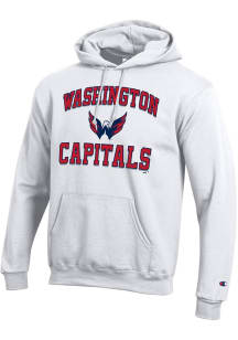 Champion Washington Capitals Mens White Heart And Soul Long Sleeve Hoodie