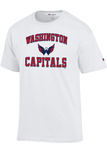 Champion Washington Capitals White Heart And Soul Short Sleeve T Shirt