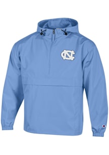 Champion North Carolina Tar Heels Mens Light Blue Team Logo Packable Light Weight Jacket