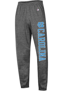 Champion North Carolina Tar Heels Mens Charcoal Closed Bottom Team Logo Sweatpants