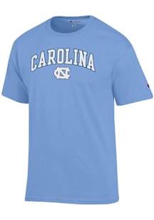 Champion North Carolina Tar Heels Light Blue Arch Mascot Short Sleeve T Shirt
