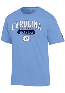 Champion North Carolina Tar Heels Light Blue Grandpa Pill Short Sleeve T Shirt