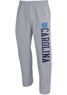 Champion North Carolina Tar Heels Mens Grey Open Bottom Sweatpants