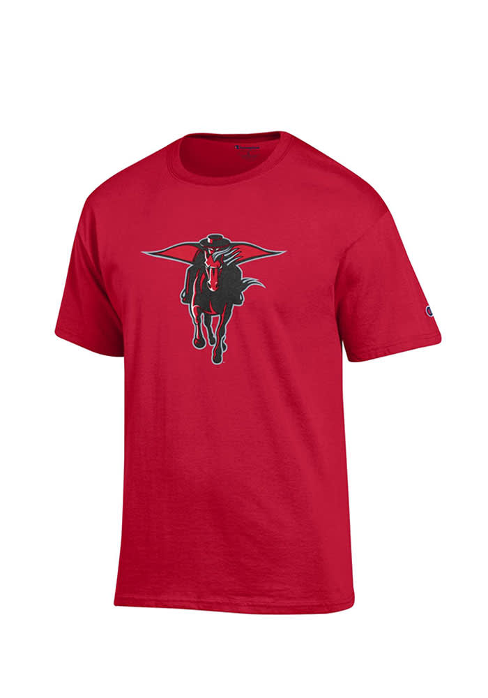 Champion Texas Tech Red Raiders Red Big Logo Short Sleeve T Shirt